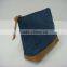 Fashion simple canvas denim cosmetic pouch