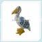 funny indoor decorative resin sea bird statue
