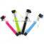 Z07-5 plus Extendable Handheld Monopod cable take pole selfie stick for IOS Android smart phone