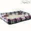Multiple Size Option checked cloth fabric europe style pet bed