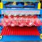 China Color Coated Roofing Sheet Steel Profile Roll Forming Machine