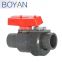 China manufacturer BOYAN pp single union compression male ball valve