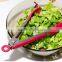 Silicone Kitchen Tongs 2 Pack 9 Inch/11 Inch includes a Silicone Scraper