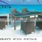 outdoor rattan garden dining furniture table and 6 chairs