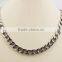 Stainless Steel Bracelet and Necklace Link Chain Punk Jewelry Set