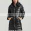 wholesale women's Down jackets with faux-fur Hood long coat