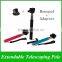 GP134 Handheld Monopod Extendable Holder Telescoping Pole 20-105cm +Tripod Adapter for Go Pro Hero3/3+/2/1