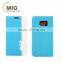 2016 cross Pattern wallet style flip TPU and PU leather cover Cell phone case For iphone 6 6s