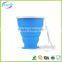 Portable cheap drinking cup foldable silicone cup