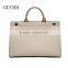 2015 fashion genunin leather handbag tote bag for ladies