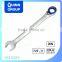 Quinnco 19 mm 15 Degree Offset Ratchet Combinated Gear Wrench, 72 Teeth Reversible, CR-V