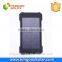 2016 newest waterproof super light LED flashlight 10000mah solar power bank with 1.48W solar panel