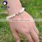white near round 8-9mm fresh water professional bracelet supplier