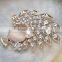 2015 fashion brooch shiny zircon natural pearl brooch jewelry