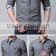 Nice men shirts&model man shirt new style 2016 spring middle sleeve with cuff shirts
