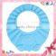 2015 promotional products for baby colorful pattern shower cap plastic baby shower caps