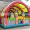 2015 new design giant inflatable fun city with roof, inflatable amusement park with roof