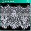 Width 21.0 Centimeter White Flower Chantilly Eyelash Woven Swiss Trim French Lace