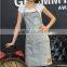 Unisex washed denim chef kitchen apron with pockets for sale
