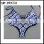 New Arrival Double-sided Printing Brazilian Spa Bikini Swimsuit