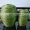 Natural bamboo rattan laundry basket with lid