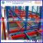 push back rack,Push back racking,Push back rack system