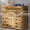 INDIAN MANGO WOOD DRAWER CHEST, FOR HOME FURNITURE