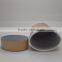 New design CYMK, hot stamping oval shape oolong tea box