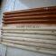 Cheap widely use single color varnished wooden broom stick