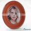 Colorful oval tempered Glass love photo frame