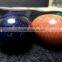Polished goldsand stone eggs for gifts