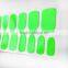 Custom neon pink color nail wrap gel nail polish strip waterproof nail art sticker manufacturer