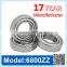 6800 ZZ RS Miniature Ball Bearing Deep Groove Ball Bearing