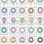 cosmetic contact lens 25 colors Romance korean contact lenses big lens