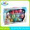 2016New !Eco-friendly PVC12 animals baby bath plush toys can spray water with sound MZT8975A