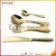 PVD Coating Stainless Steel 18/10 Gold Cutlery Set