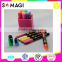 8 Pack Fluorescent colors Anti-wipe Liquid Chalk Markers with Reversible 6mm Tip for Glass, Window & LED Art Menu Writing Board