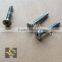 Taiwan Machine DIN 7505 galvanized white zinc Pozi chipboard screw fibre board screw to wood