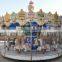 manufacturer high quality low price kids amusement park carousel horse square equipment