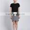 New Women casual shirt dress short sleeves bamboo Plus Size maternity stripe long shirt dress