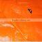Orange Color HDPE Material Tarpaulin With Both Sides Lamination