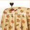 JY-3640 Laminated PVC tablecloth with non-woven/flannel backing( golden/silver partial printing)