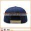Common Fabric Feature and Sports Cap Type Leather Patch 6 panel snapback hats