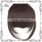 Natural Black Straight Hairpiece Bangs for Female