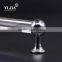 crystal collection clear polished chrome glass handle