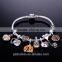 European Fashion Jewelry Wholesale Engraved Charms Dull Polish Spring Exerciser 925 Sterling Silver Necklace Xly019
