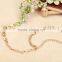 Hot Sale Beautiful Fashion Green Shiny CZ diamond pearl bridal jewelry set