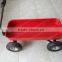 red color 4 wheels kids toy wagon TC1801A