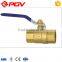 China made high quality mini extended butt weld brass ball valve