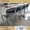Coated Aluminum dining table and chair, Ferrari Batyline Sling Fabric chair with teak wood table(TS-C001)